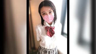 FC2PPV3053921 18岁女学生被按摩棒不停抽插高潮 主动骑上肉棒被大量内射[Part1]